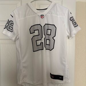Nike Men's White and Black Jersey